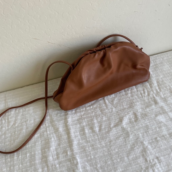 Stylish Clutch Camel Brown Purse Bag - Picture 3 of 5
